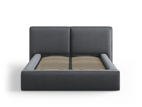 Łóżko Jodie II Dark Grey Structured       Fabric 200x200