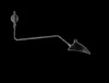 Lampa ścienna CRANE-1W czarna 99 cm