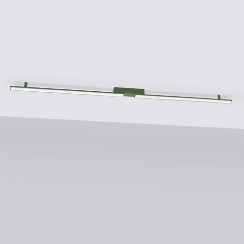 Plafon LED LAGOM zielony oliwkowy nowoczesny do salonu i kuchni 3000K aluminium Thoro