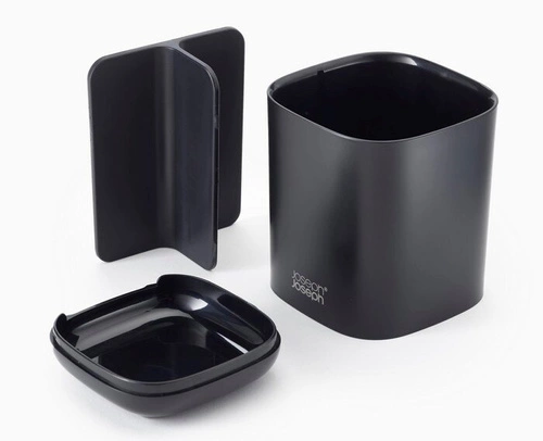 Joseph Joseph EasyStore czarny organizer na szczoteczki do zębów i pastę łazienkowy