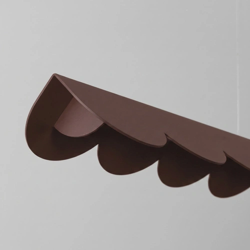 Lampa wisząca BISCUIT 100 LED brązowa nad wyspę regulowana