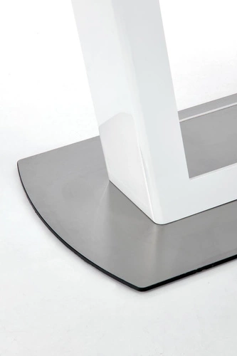 Stół rozkładany Blani biały marmur nowoczesny glamour do jadalni i salonu 160-200x90 cm