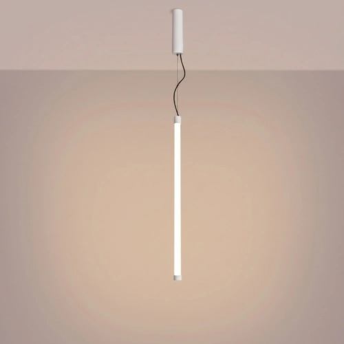 Lampa wisząca TRANG 75 biała LED nad wyspę regulowana nowoczesna