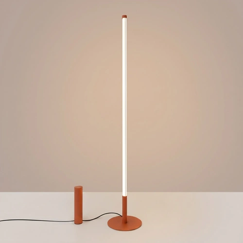TRANG lampa stojąca do salonu nowoczesna LED terrakota 3000K