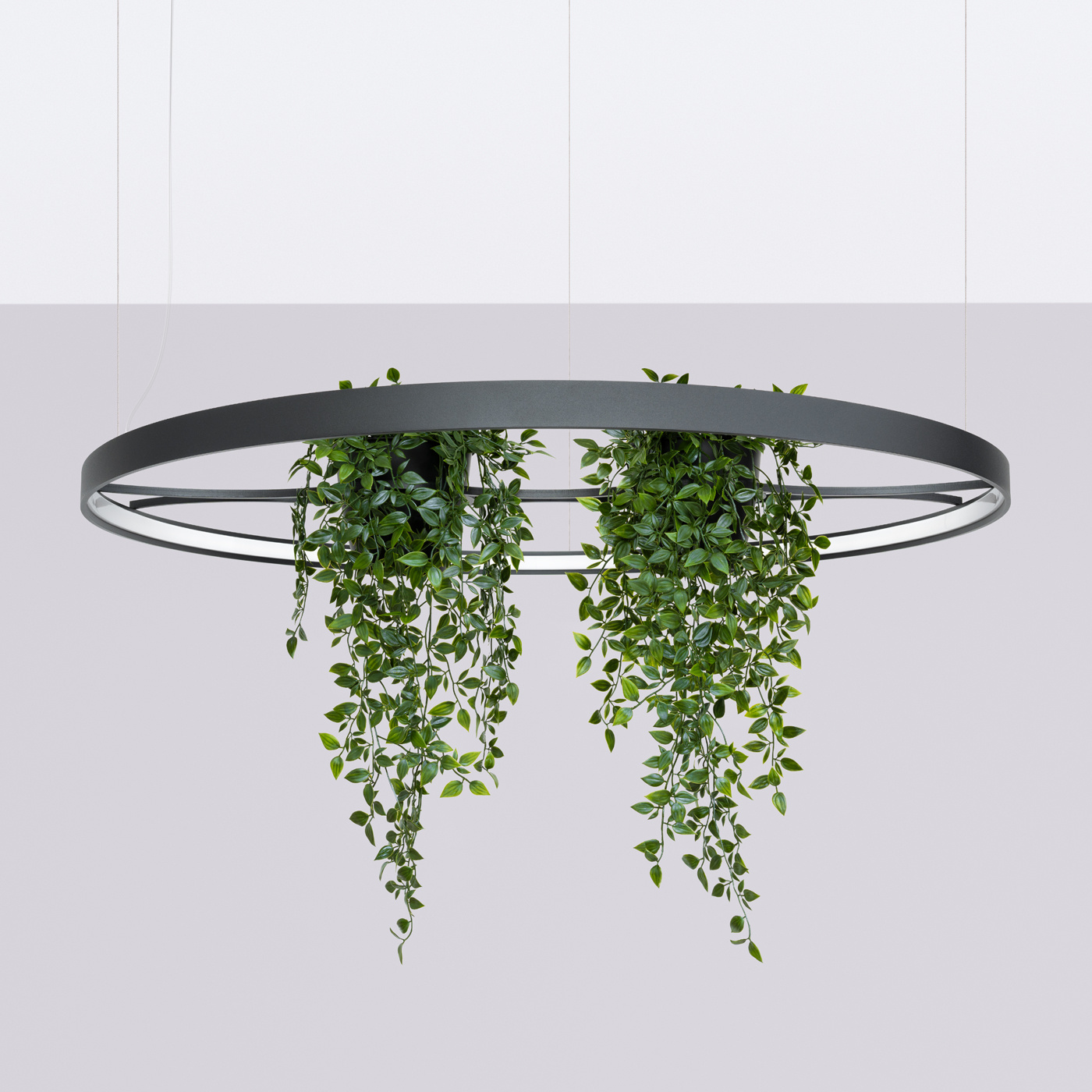 Żyrandol RIO BIO 110 czarny LED 4000K