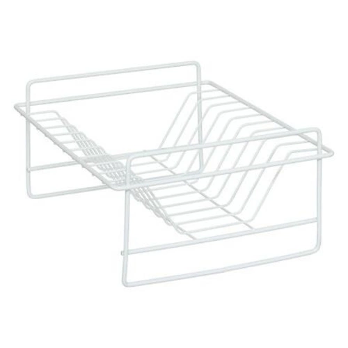 Ociekacz do naczyń dwupoziomowy Naturéo biały na blat metalowy z tacką 5five simply smart