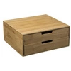 Organizer bambusowy z 2 szufladkami