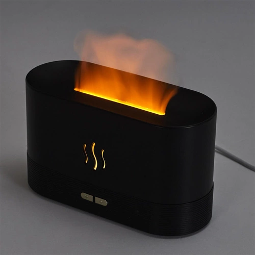 Elektryczny dyfuzor zapachowy LED Intesi czarny do domu energooszczędny