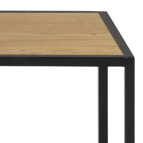 Regał na książki schodkowy Seaford industrialny metalowy do salonu i biura Actona 150 cm