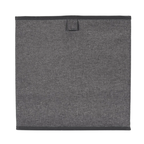 Intesi Poli szare pudełko materiałowe 30x30 do regału składane dekoracyjne