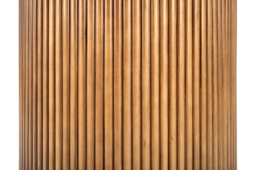 Stół okrągły do jadalni Uno Intesi biały marmur na jednej nodze nowoczesny 120 cm