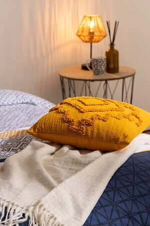 Komplet pościeli bawełnianej Atmosphera Etnik 260x240 geometryczna do sypialni Oeko-Tex