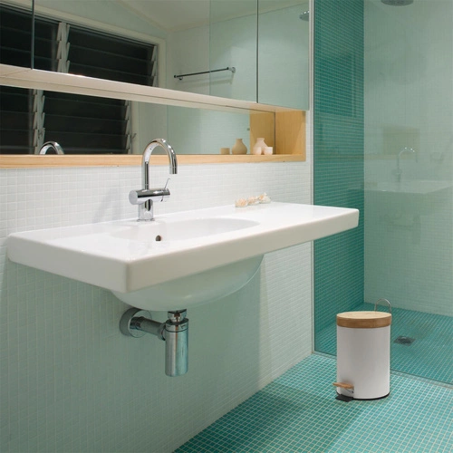 Zestaw 2 koszy na śmieci białe