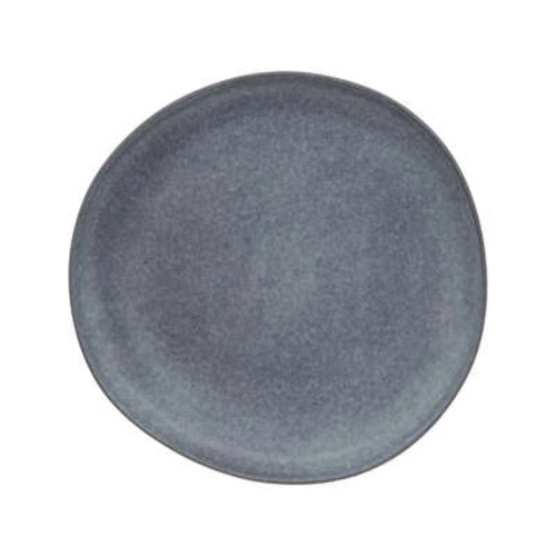 Talerz obiadowy Spring niebieski 27 cm nowoczesny ceramiczny do jadalni zmywarka