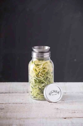 Słoik z tarką-spirala do warzyw KILNER