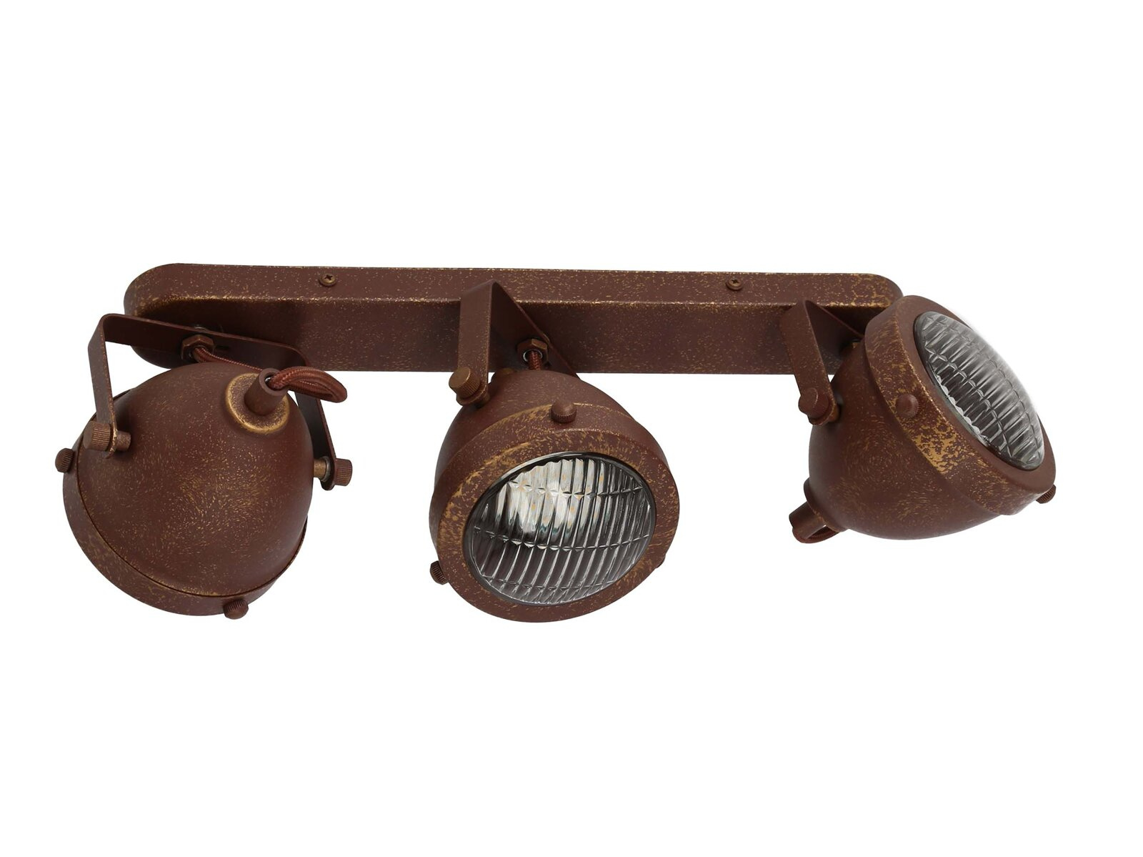 Lampa sufitowa Frodo listwa 3x40W GU10 rdzawy