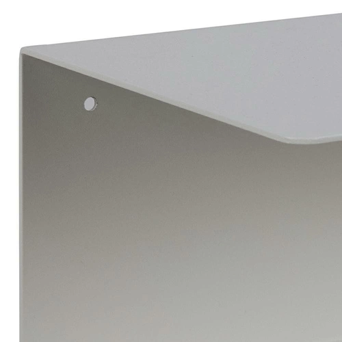 Półka ścienna Joliet S biała metalowa na książki do salonu i sypialni Actona 35 cm