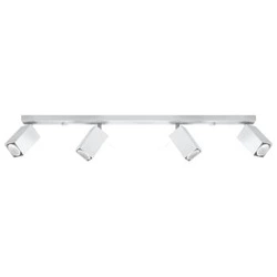 Plafon sufitowy MERIDA biały nowoczesny metalowy 4xGU10 do salonu kuchni i jadalni