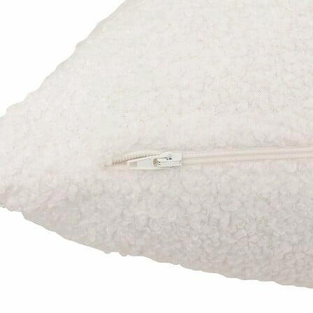 Poduszka dekoracyjna dziecięca Scott Atmosphera bouclé piesek biały do pokoju dziecka