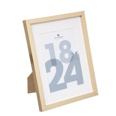 Ramka na zdjęcia 18x24 złota Manu Atmosphera do powieszenia i postawienia glamour