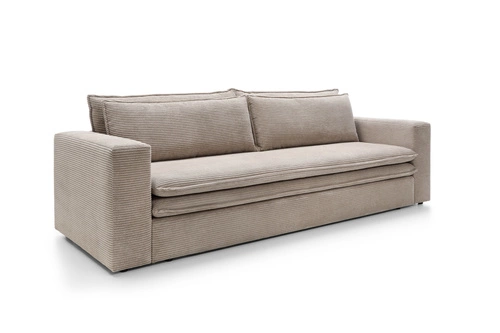 Sofa Ulnes z funkcją spania beżowa Poso   02