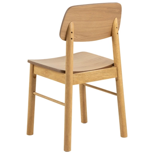 Krzesło drewniane Barlow dąb naturalny Actona do jadalni skandynawskie minimalistyczne