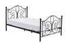 Łóżko Tala 120 cm metalowe czarny