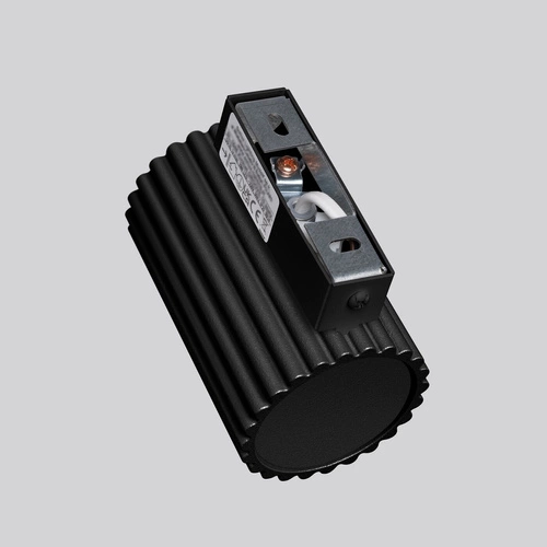 Kinkiet ścienny KARBON 10 czarny nowoczesny aluminiowy świeci góra dół do salonu i sypialni