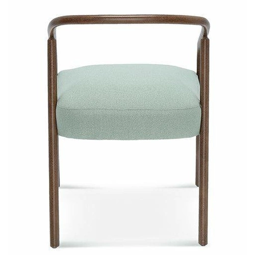 Krzesło tapicerowane do jadalni Plum FAMEG z podłokietnikami, drewno bukowe, personalizowane