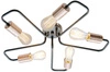 Lampa wisząca Herpe 5x60W E27 czarny