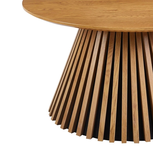 Stolik kawowy Kyoto okrągły 80cm dąb nowoczesny do salonu skandynawski Intesi