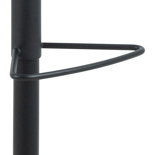 Hoker Sylvia nowoczesny tapicerowany z oparciem obrotowy regulowany szary ciemny do kuchni Actona