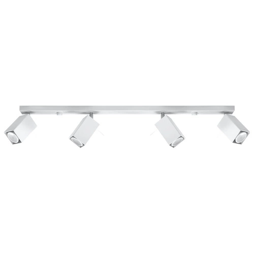 Plafon sufitowy MERIDA biały nowoczesny metalowy 4xGU10 do salonu kuchni i jadalni