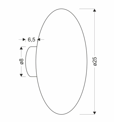 Nowoczesny kinkiet ścienny LED Holar 25 cm szary metalowy do salonu i sypialni Ledea