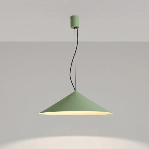 Lampa wisząca LED FINT szałwiowa regulowana do salonu 50 cm