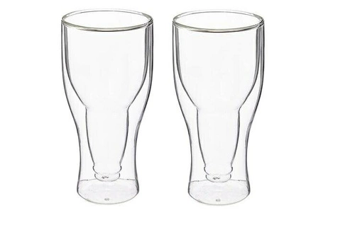 Szklanki do piwa 350 ml z borokrzemowego szkła 5five simply smart zestaw 2 sztuki