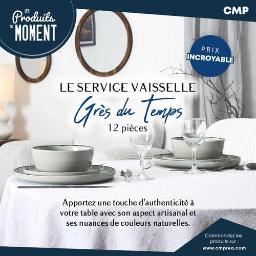 Nowoczesny zestaw obiadowy Temp na 4 osoby zielony ceramiczny do jadalni