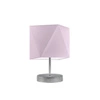 Lampka nocna do sypialni nowoczesna PASADENA fioletowa z abażurem LYSNE 30 cm