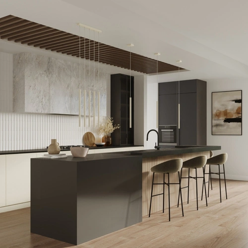 Lampa wisząca Pastelo 3-punktowa nowoczesna beżowa do salonu i nad stół regulowana