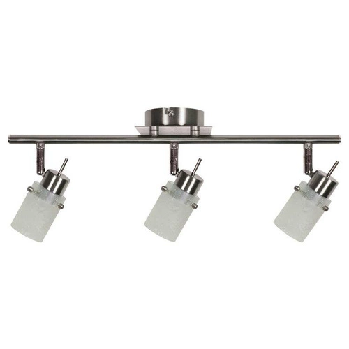 Lampa sufitowa Frozen listwa 3x40W G9  nikiel mat