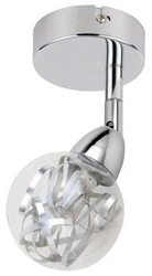 Kinkiet Bolo 1x6W LED smd główka 6 okrągła 1e z przegubem klosz wymienny kd sys