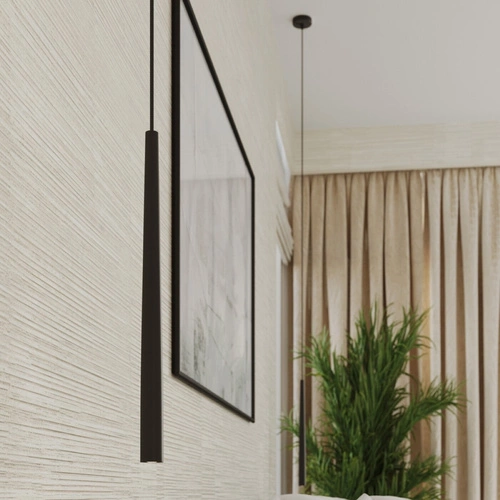 Lampa wisząca BLISS 3P czarna nowoczesna regulowana do salonu i nad stół 3-punktowa