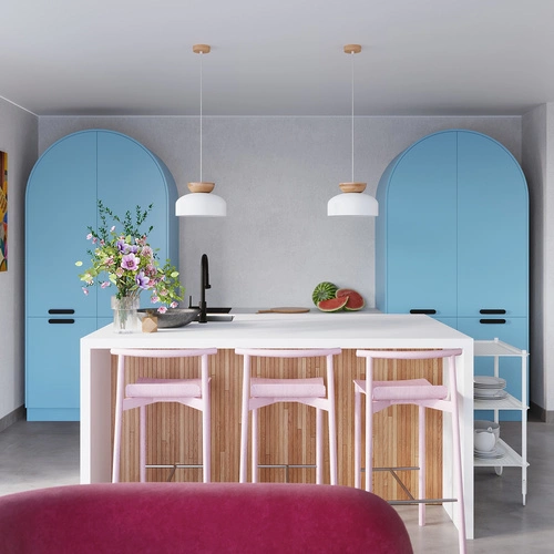 Lampa wisząca MARION biała skandynawska okrągła do salonu i jadalni drewno stal 130 cm