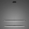Lampa wisząca Ledowe Okręgi No.2 120 cm 4K czarna