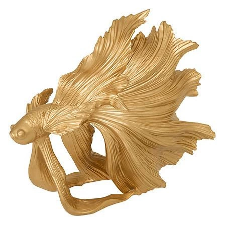 Figurka dekoracyjna Bojownik Atmosphera złota glamour 22,5cm na komodę do salonu