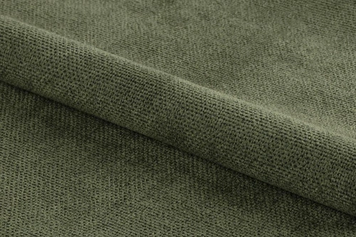 Krzesło Cliff zielone do jadalni nowoczesne tapicerowane na czarnych nogach