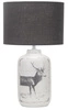 Lampa stołowa Walia 2 42cm 1x60W E27  srebrna