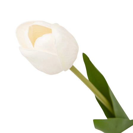 Sztuczny tulipan biały Atmosphera 48 cm jak prawdziwy kwiat do wazonu do salonu