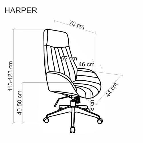 Fotel biurowy ergonomiczny obrotowy Perra szary welurowy z podłokietnikami do biura Intesi