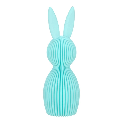 Intesi figurka wielkanocna królik duży turkusowy nowoczesna dekoracja na stół do salonu